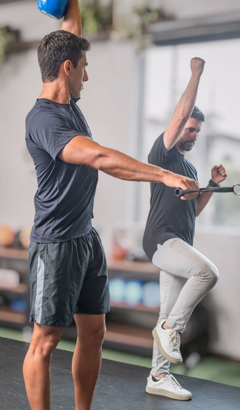 Sessao de fisioterapia esportiva com Rodolfo Veronezi em Campinas